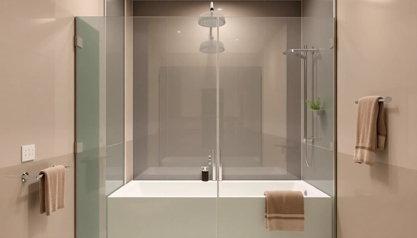 Genießen Sie eine hochwertige sonni Duschkabine aus hochwertigem Sicherheitsglas für den ultimativen Badekomfort.
