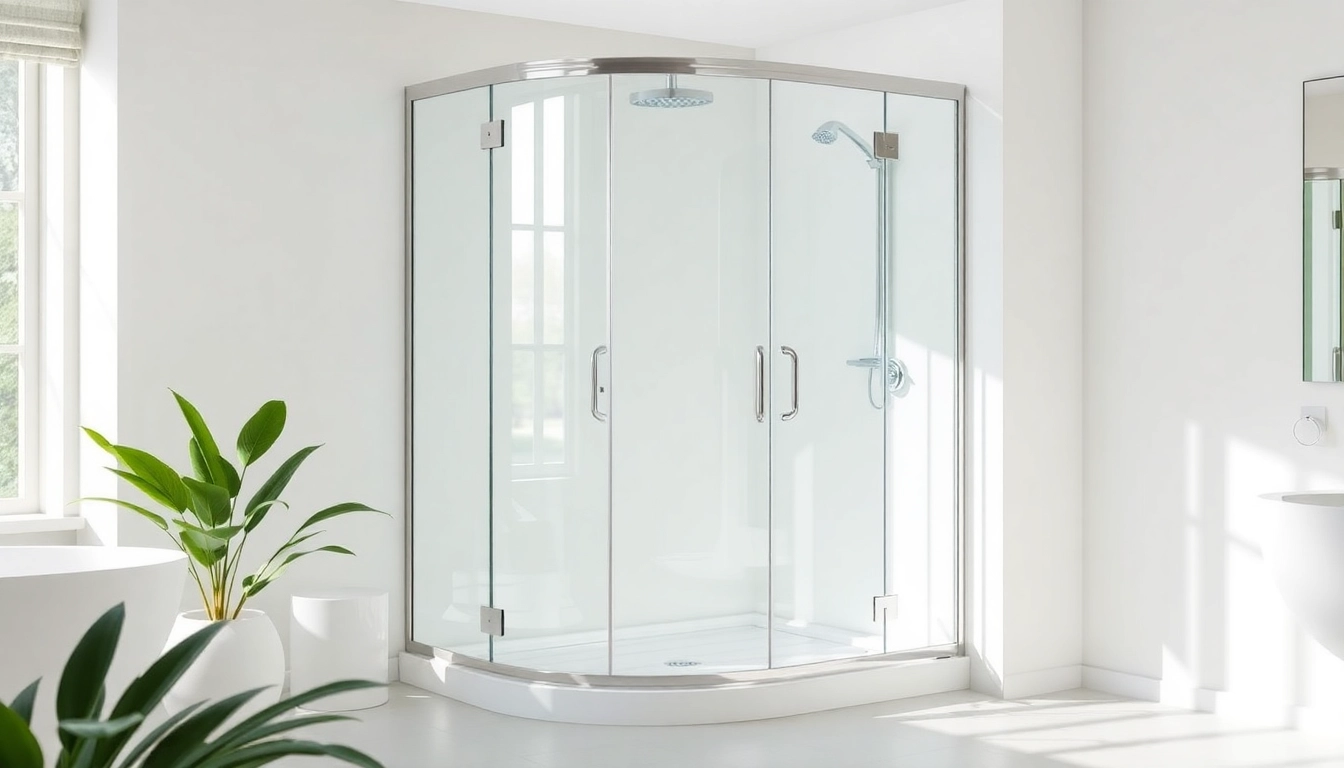 Erleben Sie die elegante duschkabine 80x80 in einem modernen Badezimmer mit klaren Formen.