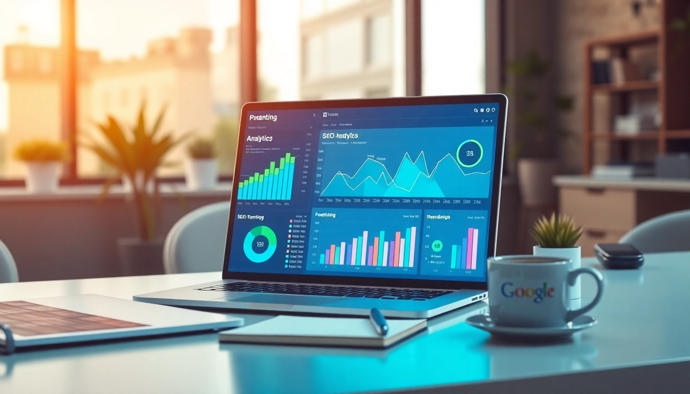 Analyze your SEO-Ranking metrics with engaging charts and a modern workspace.