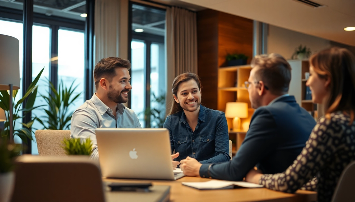Kfz Gutachter Köln providing expert advice to clients in a professional office setting, showcasing expertise and commitment.