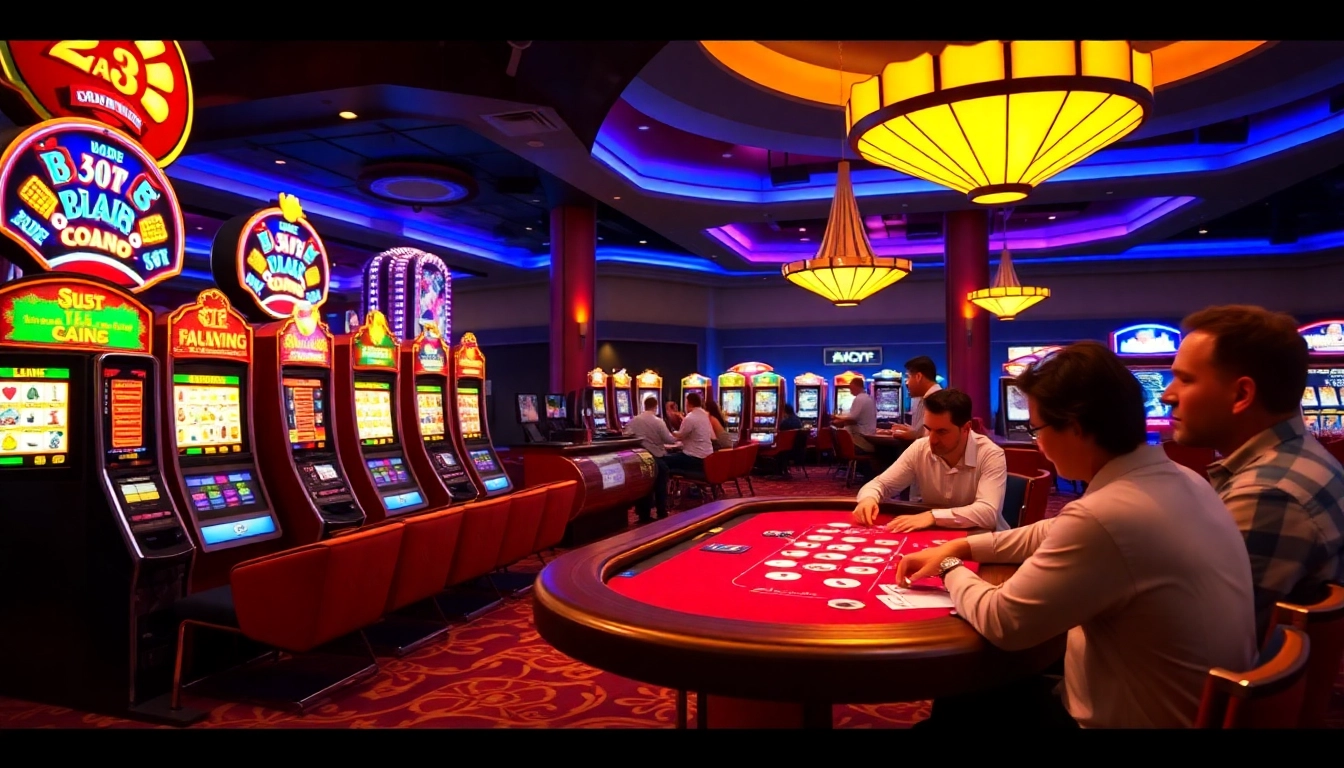 Experience the thrill of an online casino schweiz with exciting slot machines and live gaming tables.