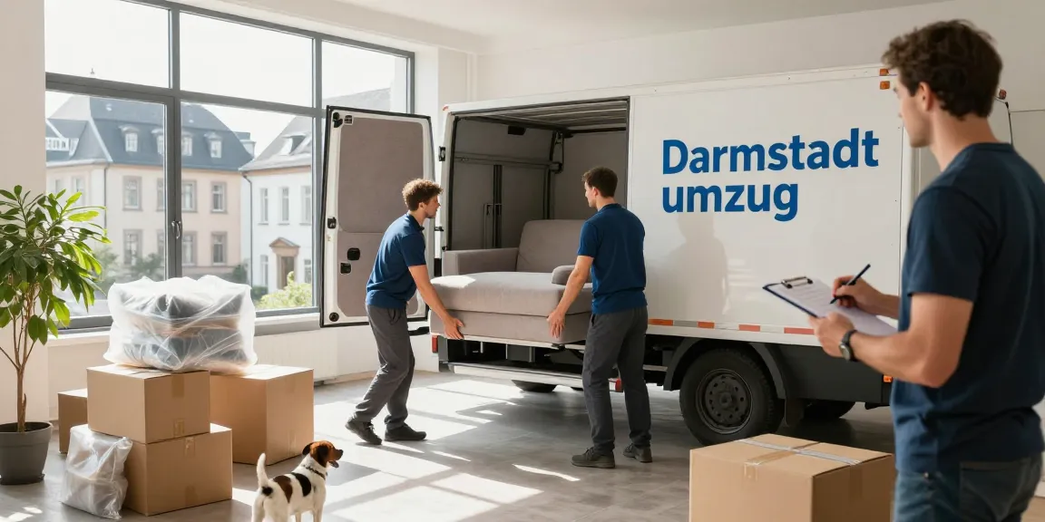 Professionelle Umzugsfirma in Darmstadt, die sicher Möbel transportiert - umzugsunternehmen darmstadt