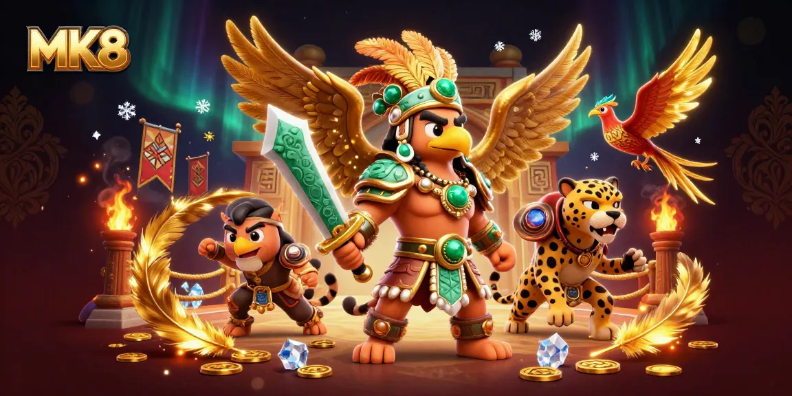 Experience thrilling MK8 action with an Aztec warrior and dynamic betting arena.