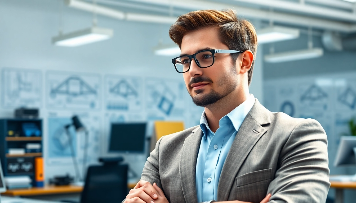 Headhunter Ingenieure diskutiert Kandidatenprofile in einem modernen Büro.