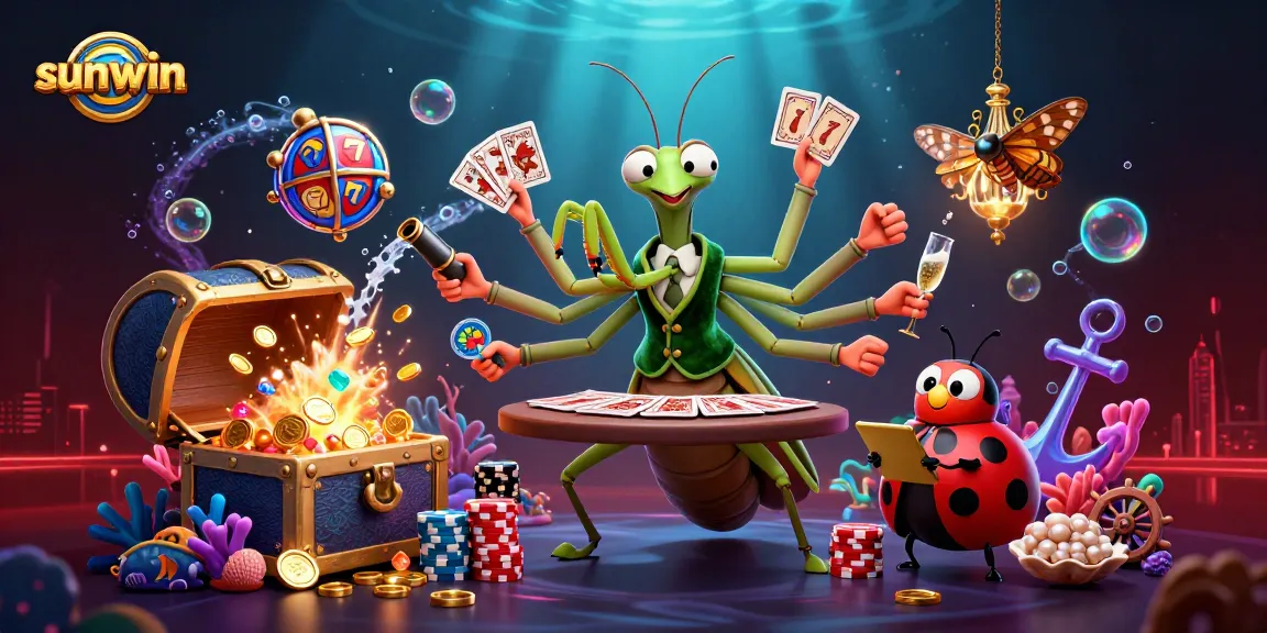 Experience sunwin's vibrant casino atmosphere with dynamic characters and action-packed gaming elements.