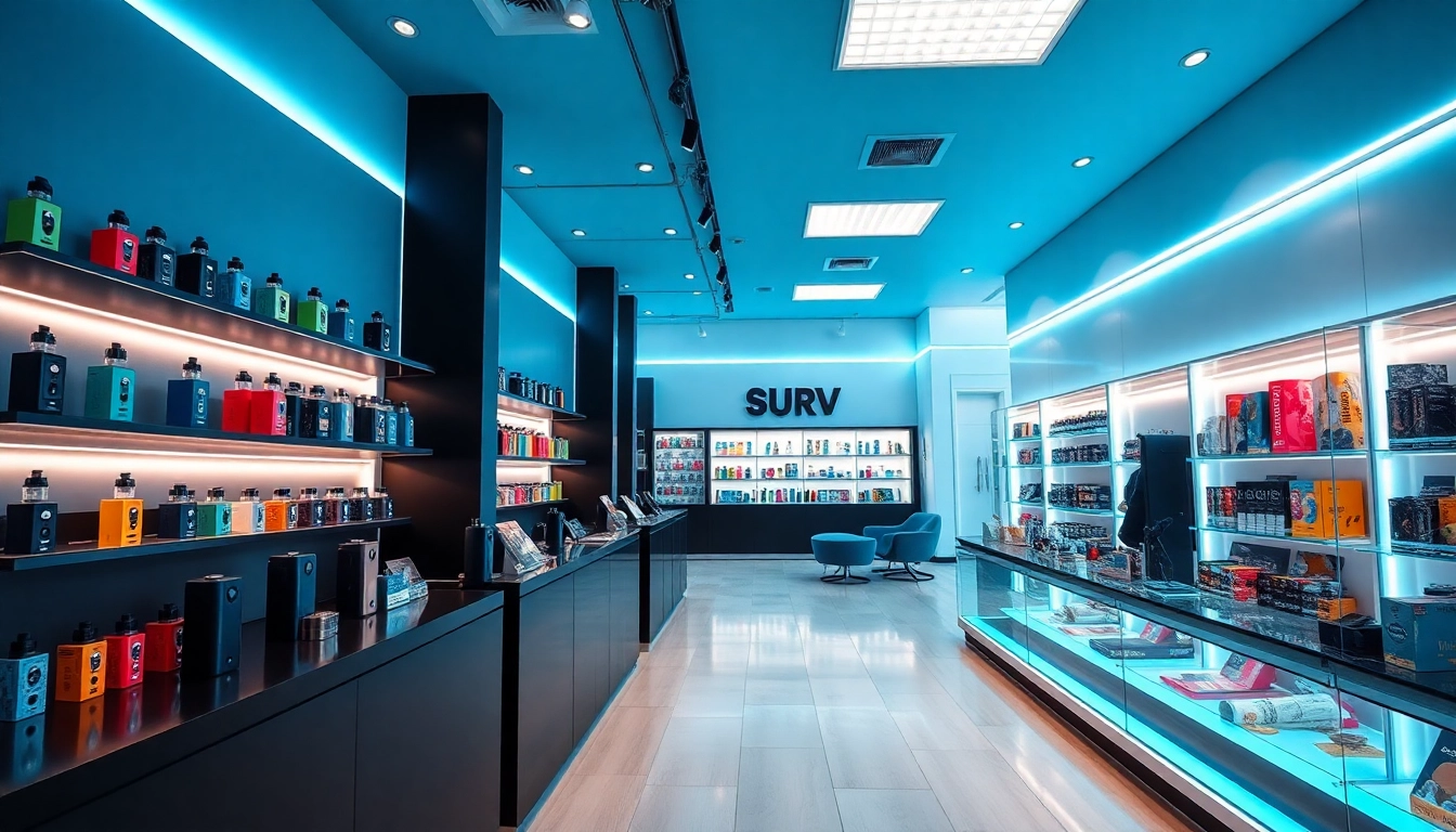 Entdecken Sie die Vielfalt von hqd surv Produkten in einem modernen Vape Shop.