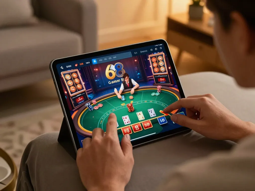 Engaging gameplay on 68 Game Bài online casino platform shows exciting betting options.