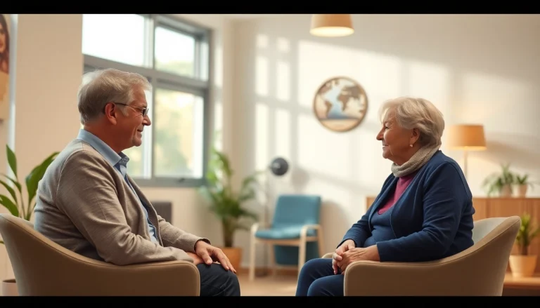 Berater führt eine Unternehmensberatung für Pflegeeinrichtungen durch, um Prozesse zu optimieren.