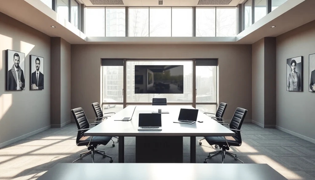 Headhunter Frankfurt: modernes Büroumfeld mit Konferenzraum und inspirierender Atmosphäre