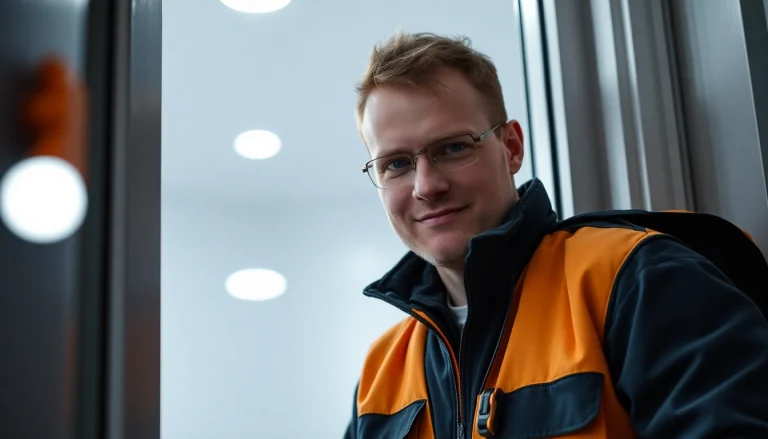 Schlüsseldienst Germersheim öffnet beschädigungsfrei eine Tür mit modernem Werkzeug.