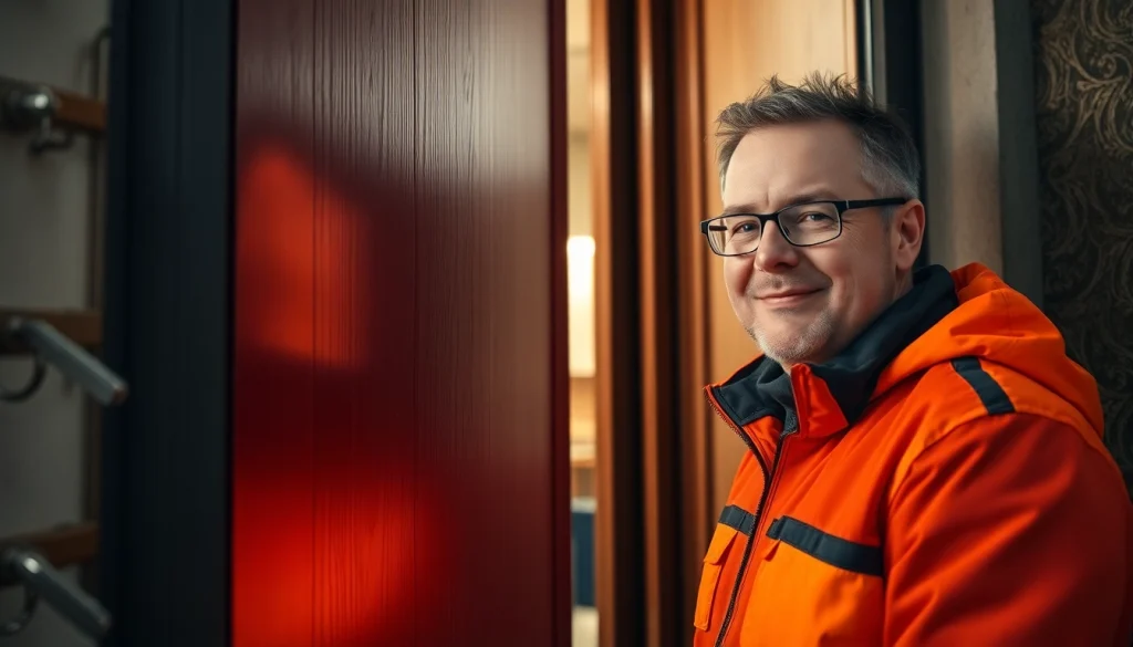 Schlüsseldienst Germersheim öffnet eine Tür professionell und beschädigungsfrei.