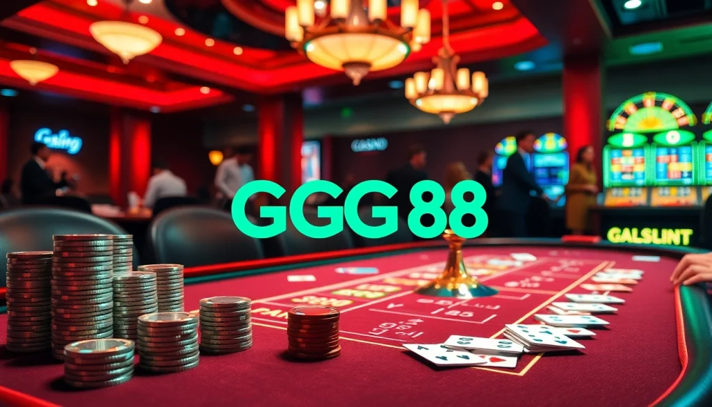 Experience the thrill of gambling at GG88 casino with vibrant tables and exciting gameplay.