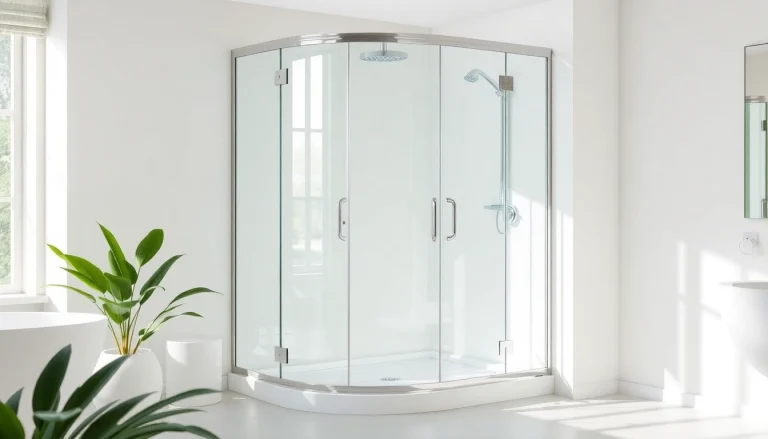 Erleben Sie die elegante duschkabine 80x80 in einem modernen Badezimmer mit klaren Formen.