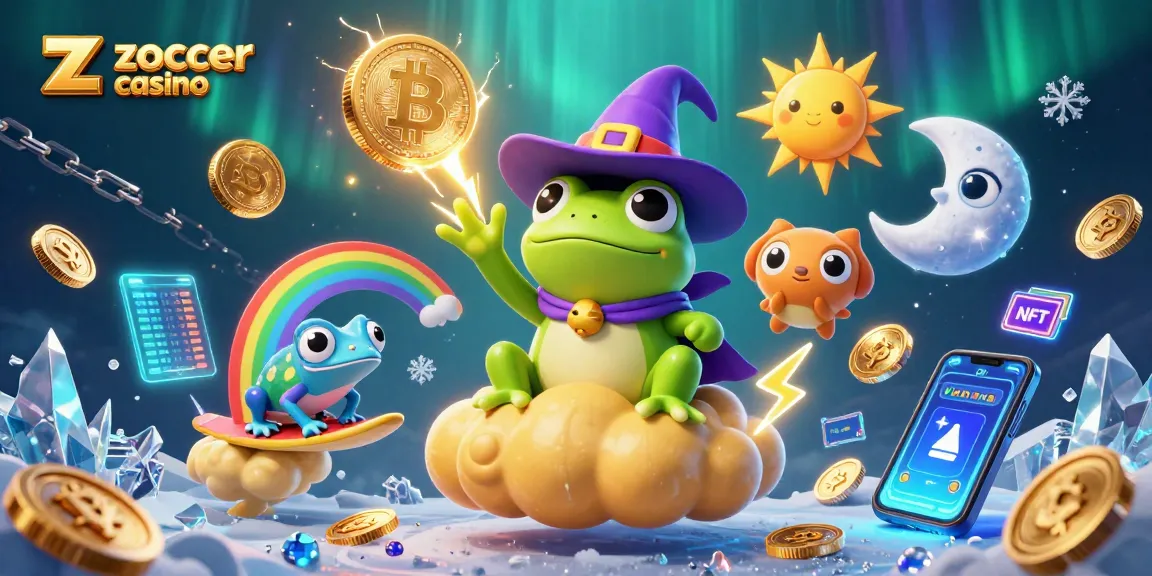 Experience the thrilling zoccer casino with vibrant characters and golden coins in a dynamic 3D scene.